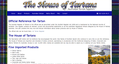 Desktop Screenshot of houseoftartans.com.au
